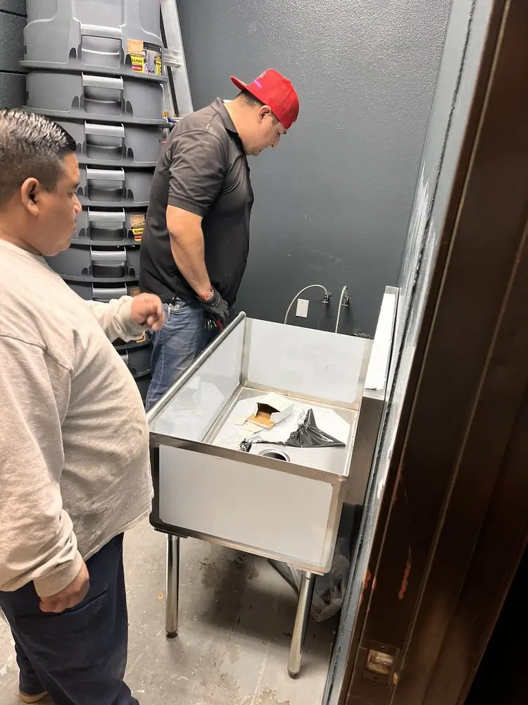 Commercial plumbing and sink installation in Fox Crossing